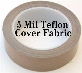 Heat sealer teflon cover 36YD roll 5 mil 1.125