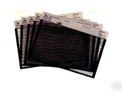 John deere 45 65 rear blades parts manual microfiche