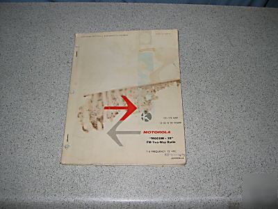 Motorola mocom 35 instruction manual #68P09359M