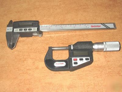 New starrett S759BZ set of tools caliper micrometer