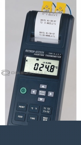 Extech 422324 thermocouple thermometer printer