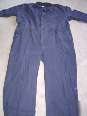 Flame retardant coveralls, size 58, blue. worn 3X