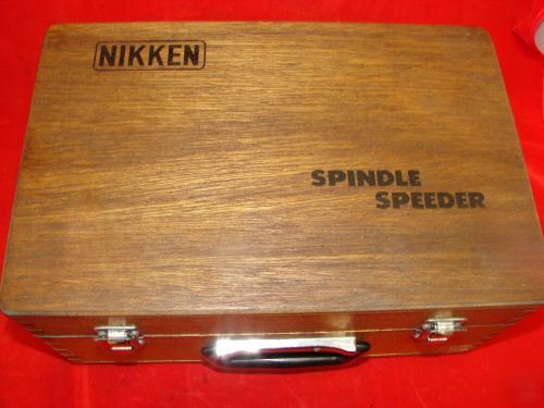 Nikken cnc NX5 spindle speeder increaser speed mill