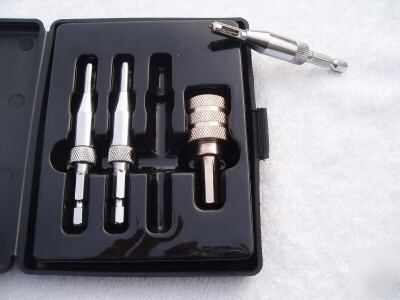 4PC self centering drill for hinges, handles etc. 