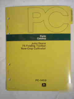 John deere 75 toolbar row crop cultivator parts catalog