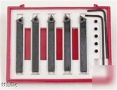 5PC indexable carbide turning tool set 1/2