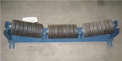 Grooved conveyor roller