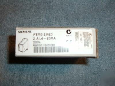 New siemens PTM6.4D20 apogee landis