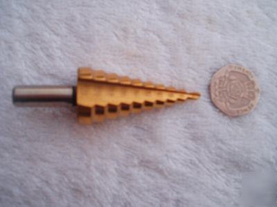 Titanium hss step drill 4-22MM (for metals; plastic etc