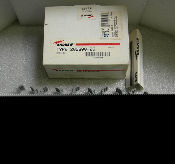 New 2 andrew 209800-25 plastic clip hanger kit * * 7983
