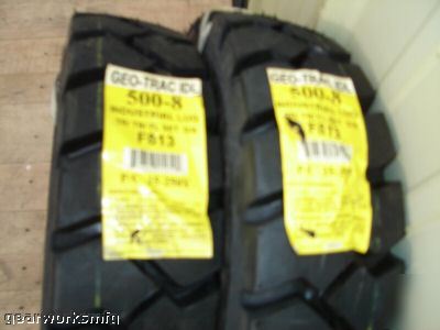 5.00-8 pair forklift tires industrial tug fork lift 8PR