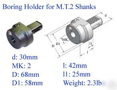 New zurn vdi 30 turning tool MT2 boring holder