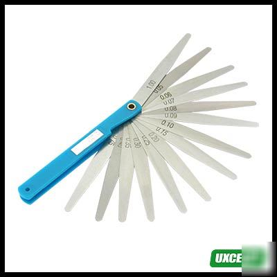 Spark gap plug gauge feeler gauge 0.05-1MM blue