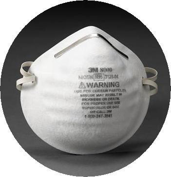 30 pc. 1 box 3M 8000 N95 respirator masks mask oprah