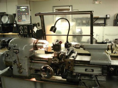 Hardinge hlv-h precision lathe, tooling, dro