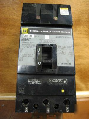 Square d KA36250 i-line 250 amp 250A a ka-36250 breaker