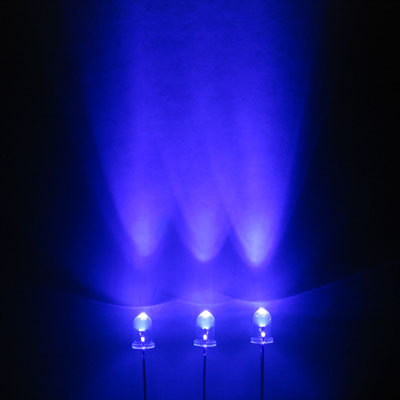 Uv led set of 500 ultra violet 395-400NM 5MM f/r