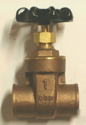 #VA18 - cast brass gate valve 1