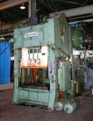200 ton mecford straight side double crank press