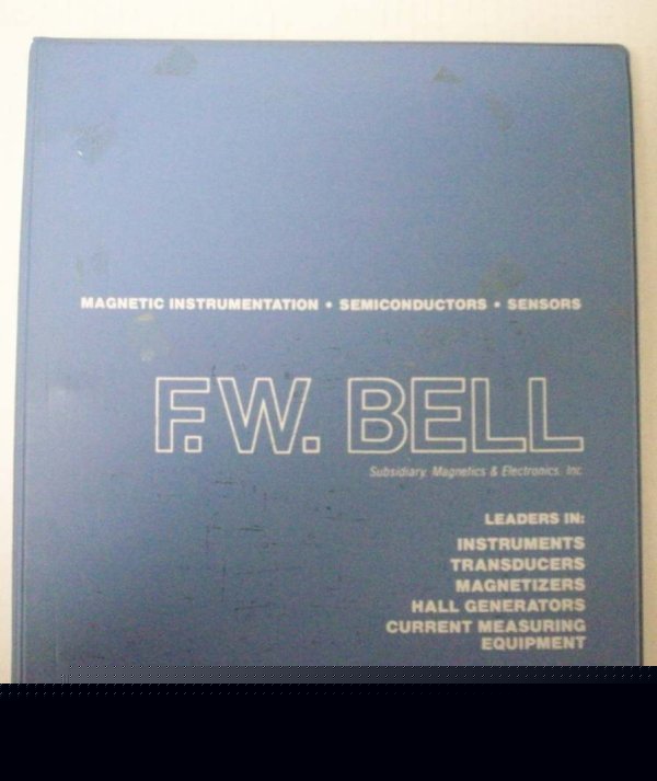 F.w. bell magnetic instrumentation catalog - $5 ship 