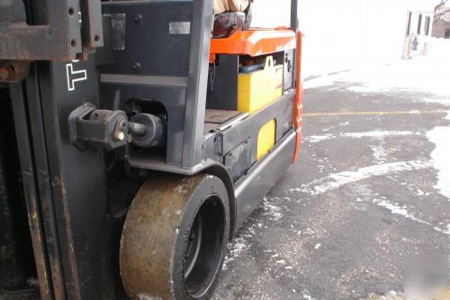 Forklift 3500 pound toyota 5FBE18 fork lift truck