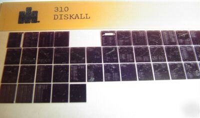 Ih 310 diskall parts book catalog microfiche manual