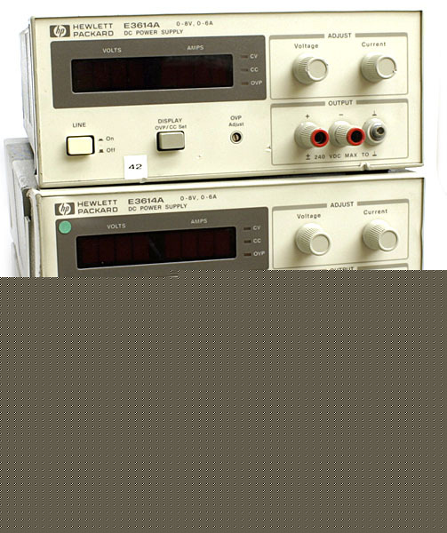 Lot of 3 hp agilent E3614A 0-8V 06-a power supply