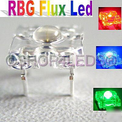 100 pc 5MM 8KMCD manual control super flux rgb led f/r