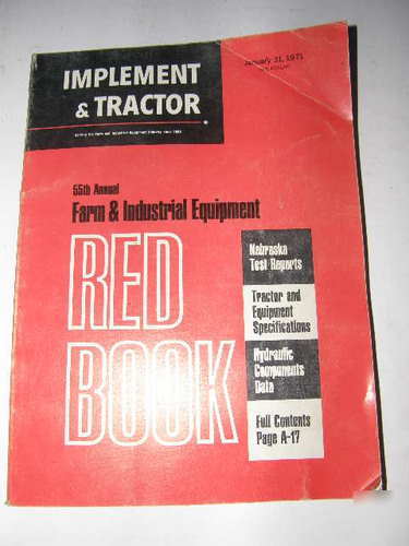 Implement & tractor red book 1971 power farm equipment