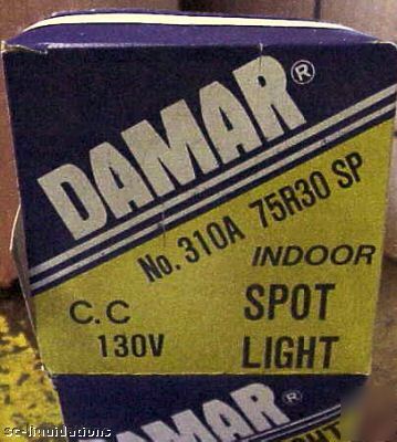 Damar indoor spotlight, 310A 75R30 sp 75W 130V