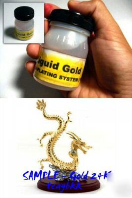 New liquid gold electro plating 24KT 100CC