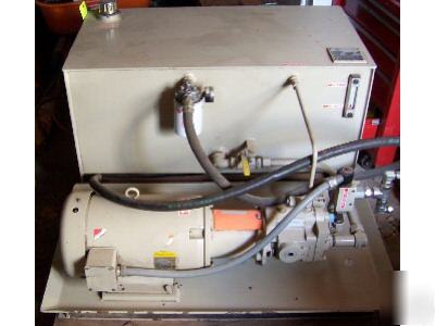 Fac A4050A hydraulic pump unit 10HP 1500PSI 55 gallon