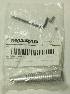 Maxrad ms shock spring for low high uhf antenna chrome