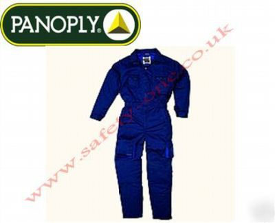 Navy overalls boilersuit, knee pad pockets xl