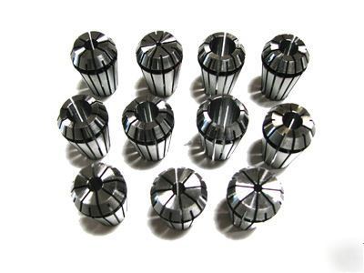 New 11 pc ER20 spring collets set collet er-20 E20 