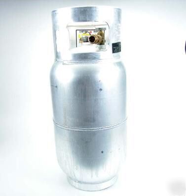 New aluminum lpg propane forklift tank 33.5 lb 8 gallon