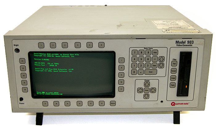 Quantum data video signal generator model 903