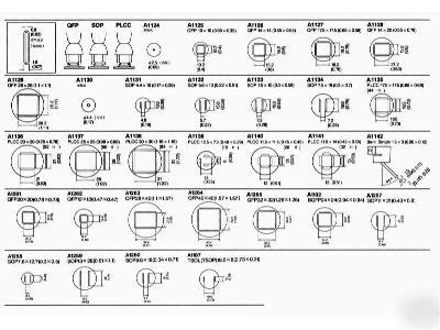 Smt/smd hot air rework station nozzles, 33