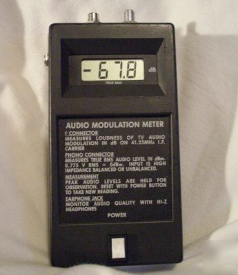 Fm systems audio modulation meter p/n amm