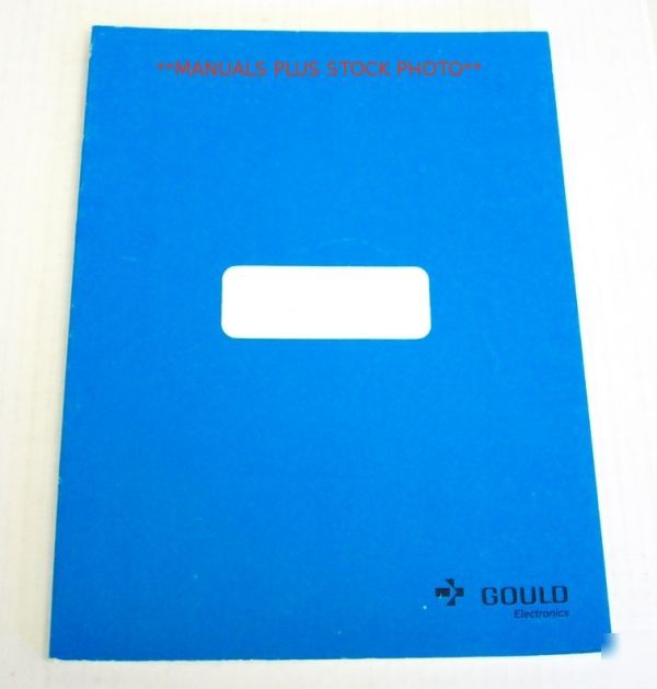 Gould K101-d operating manual - $5 shipping 