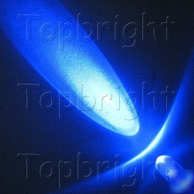 1000 pc megabright blue led 5MM 7KMCD car diy free/r&sh