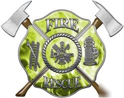 Firefighter decal reflective 4
