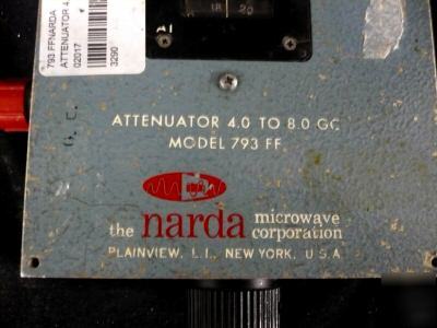 Narda attenuators 793-ff / 4757-3 **no **