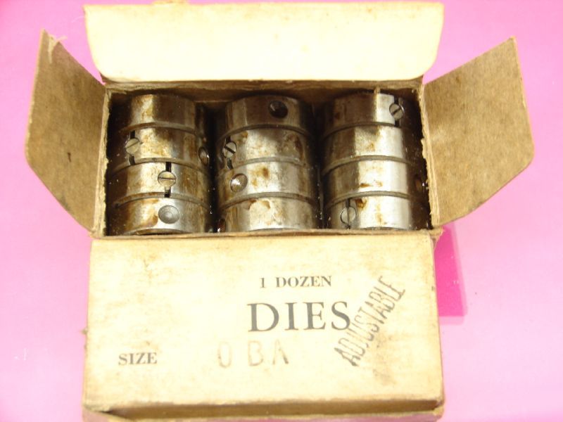 New 24 # 0 - ba adjustable round split threading die
