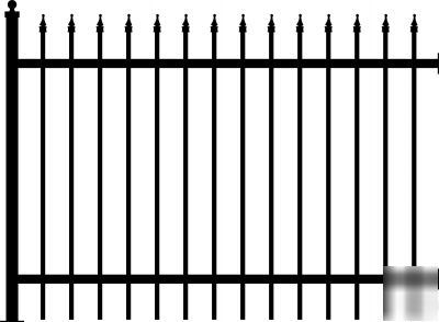 Security fence decorative ornamental iron pool fencing 