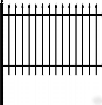 Security fence decorative ornamental iron pool fencing 