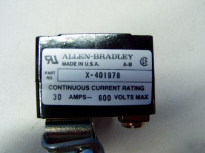 New (2) allen bradley fuse block m/n: 1491-R126 - in box