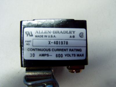 New (2) allen bradley fuse block m/n: 1491-R126 - in box