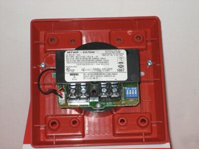 1-wheelock mtwp-2475W-fr strobe signal 24 vdc.
