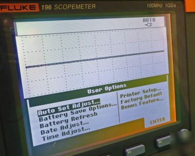 Fluke 196 scopemeter oscilliscope 100MHZ 196B excellent